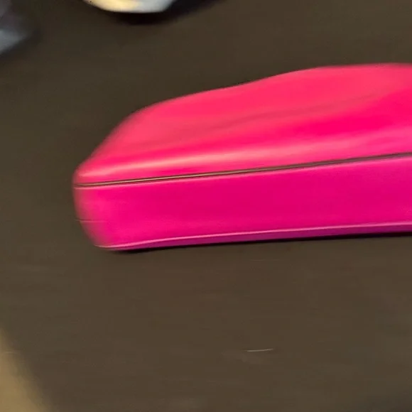 Coach Hot Pink Leather Cosmetic Pouch - Picture 5 of 11